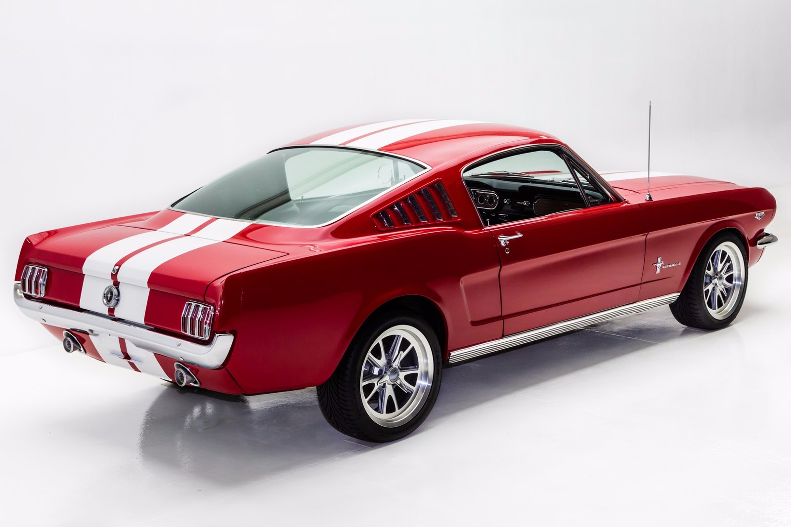 For Sale Used 1965 Ford Mustang Fastback AC Shelby Stripes | American Dream Machines Des Moines IA 50309