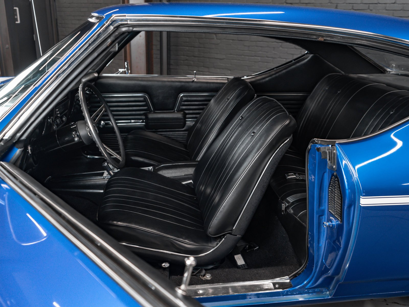Used 1969 Dark Blue Chevrolet Malibu | 396 Big Block Replacement Engine | SS Hood & Stripes  | Chevy Rally Wheels image 23