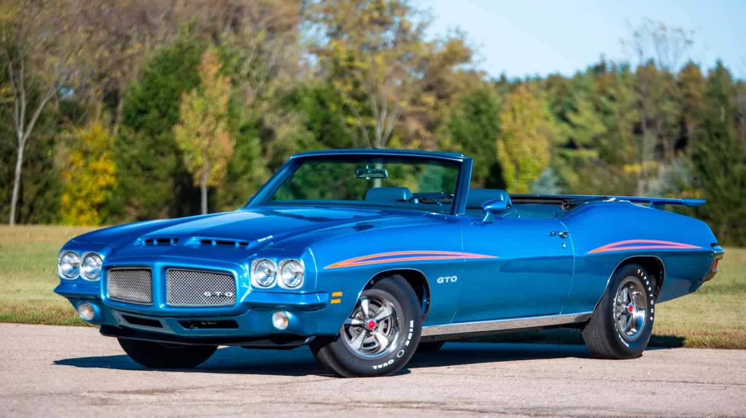 The Rare And Stunning 1971 Pontiac Gto Convertible Old Cars Lovers